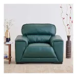 Home Centre Valencia Half Leather 1-Seater Sofa – Green at ₹14999 | Amazon Deal Home Centre Valencia Half Leather 1-Seater Sofa – Green at ₹14999 | Amazon Deal