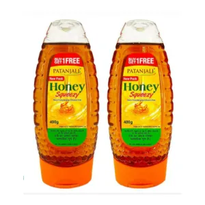Patanjali Honey Squeezy 1+1 Combo 400g at ₹99 | Jiomart Deal Patanjali Honey Squeezy 1+1 Combo 400g at ₹99 | Jiomart Deal