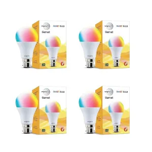 Wipro 9W Smart LED Bulb (Pack of 4) – Alexa & Google Assistant Wipro 9W Smart LED Bulb (Pack of 4) – Alexa & Google Assistant