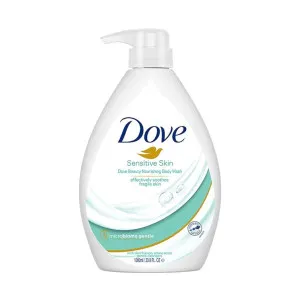 Dove Sensitive Skin Body Wash 1L – Nourishing, 24hr Moisture Dove Sensitive Skin Body Wash 1L – Nourishing, 24hr Moisture