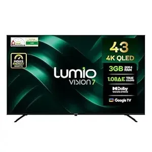 Lumio Vision 7 43-Inch 4K QLED TV – Rs. 20499 Amazon Deal Lumio Vision 7 43-Inch 4K QLED TV – Rs. 20499 Amazon Deal