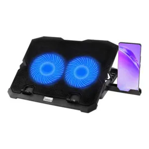 Casewilla Cooler Laptop FKSBCPK17 Adjustable Height 2 Fan Cooling Pad – Charcoal Black Casewilla Cooler Laptop FKSBCPK17 Adjustable Height 2 Fan Cooling Pad – Charcoal Black