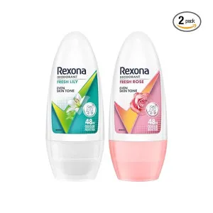 Rexona Roll-On Deodorant Combo – Fresh Lily & Rose – 72H Protection Rexona Roll-On Deodorant Combo – Fresh Lily & Rose – 72H Protection