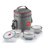 Pigeon Healthy Fresh High Borosilicate Microwavable Glass Lunch Box Set (Set of 3, 400 Ml Each) with Lunch Bag at ₹536 | Amazon Deal Pigeon Healthy Fresh High Borosilicate Microwavable Glass Lunch Box Set (Set of 3, 400 Ml Each) with Lunch Bag at ₹536 | Amazon Deal