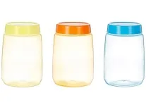 Solimo Plastic Storage Container Set, 1 Litre, Set of 3 at Rs.229 Solimo Plastic Storage Container Set, 1 Litre, Set of 3 at Rs.229