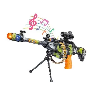 Revolving Machine Gun Toy with Stand, Lights & Sound Revolving Machine Gun Toy with Stand, Lights & Sound