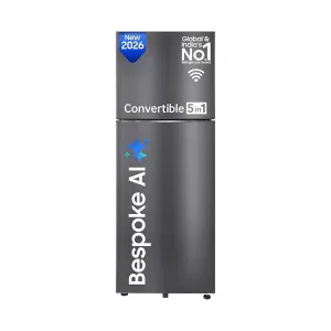 Samsung 396 L, 3 Star, Convertible 5-in-1, Digital Inverter, Frost Free Double Door, Bespoke AI WiFi Refrigerator at ₹40990 | Amazon Deal Samsung 396 L, 3 Star, Convertible 5-in-1, Digital Inverter, Frost Free Double Door, Bespoke AI WiFi Refrigerator at ₹40990 | Amazon Deal