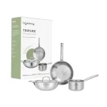 Lifelong Triply 4-piece Cookware Set (Kadai, Frypan, Saucepan) at ₹1799 | Amazon Deal Lifelong Triply 4-piece Cookware Set (Kadai, Frypan, Saucepan) at ₹1799 | Amazon Deal