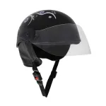 Sage Square Polycarbonate Shell Aero Half Helmet (Black Glossy, Small) Sage Square Polycarbonate Shell Aero Half Helmet (Black Glossy, Small)