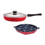 Nirlon Non-Stick Cooking Utensil Set (2 Pcs) with Fry Pan & Appam at ₹549 | Amazon Deal Nirlon Non-Stick Cooking Utensil Set (2 Pcs) with Fry Pan & Appam at ₹549 | Amazon Deal