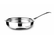 Crystal TriPro Triply Stainless Steel Fry Pan 24 cm (Induction Bottom) at Rs.1090 Crystal TriPro Triply Stainless Steel Fry Pan 24 cm (Induction Bottom) at Rs.1090