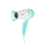 Vega VHDH-20N Insta Glam Foldable 1000 Watts Hair Dryer – White & Blue Deal Vega VHDH-20N Insta Glam Foldable 1000 Watts Hair Dryer – White & Blue Deal