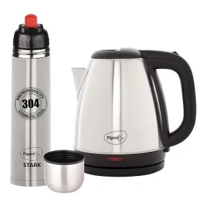 Pigeon 1.5 L Kettle With 1000 ml Stark Flask at ₹854 | Amazon Deal Pigeon 1.5 L Kettle With 1000 ml Stark Flask at ₹854 | Amazon Deal