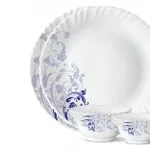 Larah by Borosil Blue Eve Dinner Set 6 Pieces Rs 623 Larah by Borosil Blue Eve Dinner Set 6 Pieces Rs 623