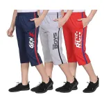 Crazy Guy Regular Fit Cotton Printed Capri for Boys (Combo Pack of 3) at ₹499 | Amazon Deal Crazy Guy Regular Fit Cotton Printed Capri for Boys (Combo Pack of 3) at ₹499 | Amazon Deal