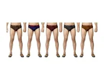 Macho Smart Cut Mens Cotton Brief Multicolor, Pack of 5 (95 cm) at Rs. 284 – Amazon Macho Smart Cut Mens Cotton Brief Multicolor, Pack of 5 (95 cm) at Rs. 284 – Amazon