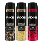 AXE Gold Temptation, Dark Temptation & Intense Deodorant Pack of 3 at ₹259 | Flipkart Deal AXE Gold Temptation, Dark Temptation & Intense Deodorant Pack of 3 at ₹259 | Flipkart Deal