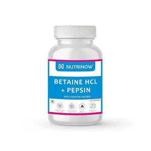Betaine HCL Pepsin Digestive Enzymes – Supports Healthy Gut & Digestion (60 Capsules) Betaine HCL Pepsin Digestive Enzymes – Supports Healthy Gut & Digestion (60 Capsules)