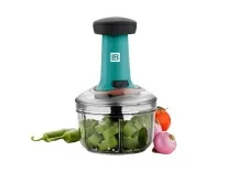 Life Basics Hand Press Vegetable Chopper 600ml – Rs 396 Life Basics Hand Press Vegetable Chopper 600ml – Rs 396