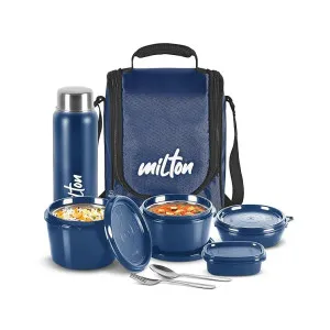 MILTON Pro Lunch Box with Steel Containers, Bottle & Bag at ₹759 | Amazon Deal MILTON Pro Lunch Box with Steel Containers, Bottle & Bag at ₹759 | Amazon Deal