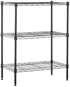 Amazon Basics Adjustable 3-Shelf Heavy Duty Rack - Rs. 1469 - Flashprice