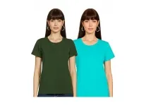 Symbol Women Cotton T-Shirt (Pack of 2) for Rs. 199 – Amazon Symbol Women Cotton T-Shirt (Pack of 2) for Rs. 199 – Amazon