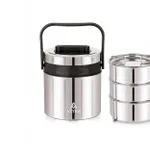 ATTRO Steel Insulated Tiffin Box – Rs. 600 ATTRO Steel Insulated Tiffin Box – Rs. 600