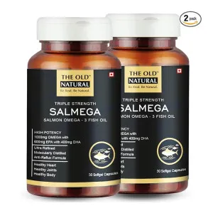Salmega Triple Strength Salmon Omega-3 Fish Oil 60 Softgels at ₹349 | Amazon Deal Salmega Triple Strength Salmon Omega-3 Fish Oil 60 Softgels at ₹349 | Amazon Deal