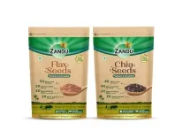 Zandu Chia & Flax Seeds (Pack of 2) for Rs. 192 – Amazon Zandu Chia & Flax Seeds (Pack of 2) for Rs. 192 – Amazon