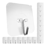 Adhesive Hooks Heavy Duty Wall Hooks – 10 Pack Adhesive Hooks Heavy Duty Wall Hooks – 10 Pack