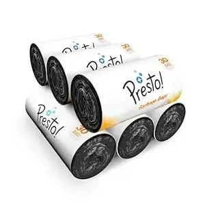 Presto! Small Garbage Bags 180 Count at Rs.241 Presto! Small Garbage Bags 180 Count at Rs.241