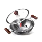 MILTON Pro Cook Triply Stainless Steel Kadhai with Glass Lid 20cm (1.5L) at ₹1110 | Amazon Deal MILTON Pro Cook Triply Stainless Steel Kadhai with Glass Lid 20cm (1.5L) at ₹1110 | Amazon Deal