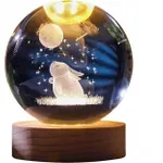 3D Rabbit Crystal Ball Night Lamp – Rs 237 Deal 3D Rabbit Crystal Ball Night Lamp – Rs 237 Deal