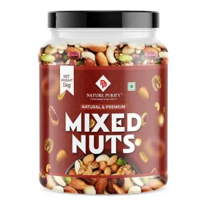 Nature Purify Mixed Dry Fruits Premium Blend 1kg at ₹444 | Amazon Deal Nature Purify Mixed Dry Fruits Premium Blend 1kg at ₹444 | Amazon Deal