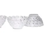 Somil Tableware Serving Bowl Set of 3, Glass, Clear – Rs 434 Somil Tableware Serving Bowl Set of 3, Glass, Clear – Rs 434
