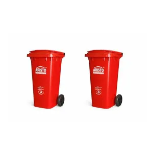 ARISTO Wheel Garbage Waste Dustbin 120 LTR Pack of 2 at ₹3812 | Amazon Deal ARISTO Wheel Garbage Waste Dustbin 120 LTR Pack of 2 at ₹3812 | Amazon Deal
