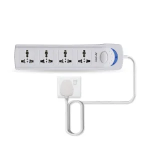 Ant Esports PS400 Power Strip – 4 Universal Sockets, 3M Cord Ant Esports PS400 Power Strip – 4 Universal Sockets, 3M Cord