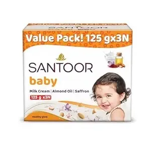 Santoor Baby Bathing Bar Soap 125gx3 Rs. 142 – Amazon Santoor Baby Bathing Bar Soap 125gx3 Rs. 142 – Amazon