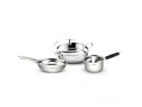 Lifelong Stainless Steel Kadai, Frypan & Saucepan – Rs. 937 Lifelong Stainless Steel Kadai, Frypan & Saucepan – Rs. 937