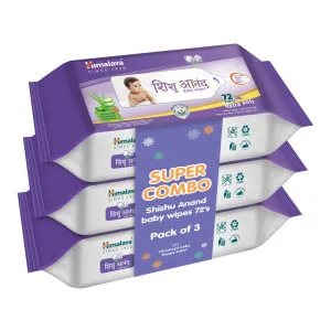 HIMALAYA Shishu Anand Baby Wipes (72 Count, Pack of 3) at ₹95 | Flipkart Deal HIMALAYA Shishu Anand Baby Wipes (72 Count, Pack of 3) at ₹95 | Flipkart Deal