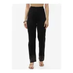 Biba Women Black Relaxed High-Rise Trousers at ₹349 | Myntra Deal Biba Women Black Relaxed High-Rise Trousers at ₹349 | Myntra Deal