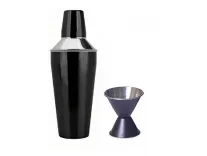 Dynore Black Cocktail Shaker Set 750ML + Peg Measure – Rs. 152 Dynore Black Cocktail Shaker Set 750ML + Peg Measure – Rs. 152