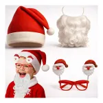 GRAPHENE Santa Cap, Glasses Frame & White Beard Set Combo at ₹57 | Amazon Deal GRAPHENE Santa Cap, Glasses Frame & White Beard Set Combo at ₹57 | Amazon Deal
