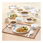 Larah by Borosil Luna Silk Series Opalware Dinner Set (27 Pcs) at ₹1599 | Amazon Deal Larah by Borosil Luna Silk Series Opalware Dinner Set (27 Pcs) at ₹1599 | Amazon Deal