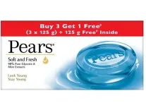 Pears Soft and Fresh Soap Bar 4 x 125 g – Rs 179 Flipkart Pears Soft and Fresh Soap Bar 4 x 125 g – Rs 179 Flipkart