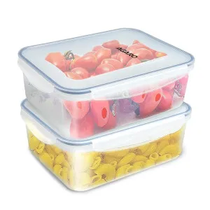 AGARO Airtight Food Storage Container 2.6L, Pack of 2 AGARO Airtight Food Storage Container 2.6L, Pack of 2