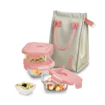 Treo by Milton Lumino Fresh Square Borosilicate Glass Lunch Box Set of 3 (320 ml Each) with Lunch Bag, Leak Proof at ₹699 | Amazon Deal Treo by Milton Lumino Fresh Square Borosilicate Glass Lunch Box Set of 3 (320 ml Each) with Lunch Bag, Leak Proof at ₹699 | Amazon Deal