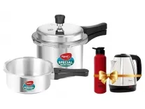 Pigeon Pressure Cooker & Kettle Combo – Rs. 1324 Pigeon Pressure Cooker & Kettle Combo – Rs. 1324