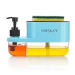 EPISKEY 3 in 1 Soap Pump Dispenser with Sponge Holder at ₹139 | Amazon Deal EPISKEY 3 in 1 Soap Pump Dispenser with Sponge Holder at ₹139 | Amazon Deal