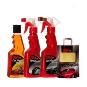 3M Car Care Combo Kit with Shampoo, Tyre Dresser, Dashboard & Cloth at ₹367 | Amazon Deal 3M Car Care Combo Kit with Shampoo, Tyre Dresser, Dashboard & Cloth at ₹367 | Amazon Deal
